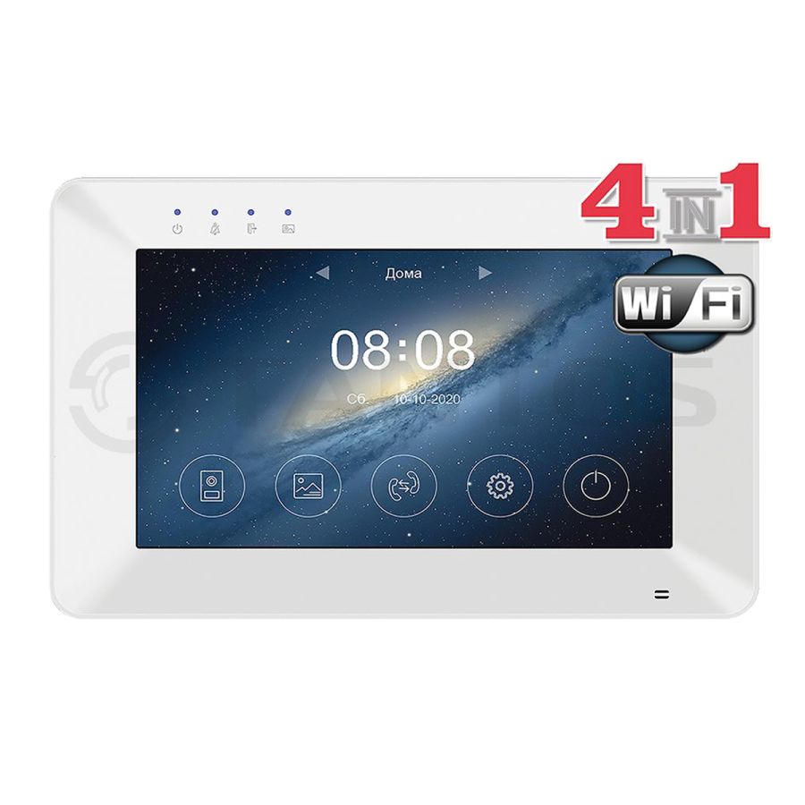 Монитор видеодомофона TANTOS ROCKY HD WIFI